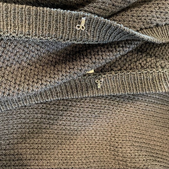 ST. JOHN Vintage 70’s Santana Knit Open Front Puff Shoulders Black Cardigan - Picture 10 of 10